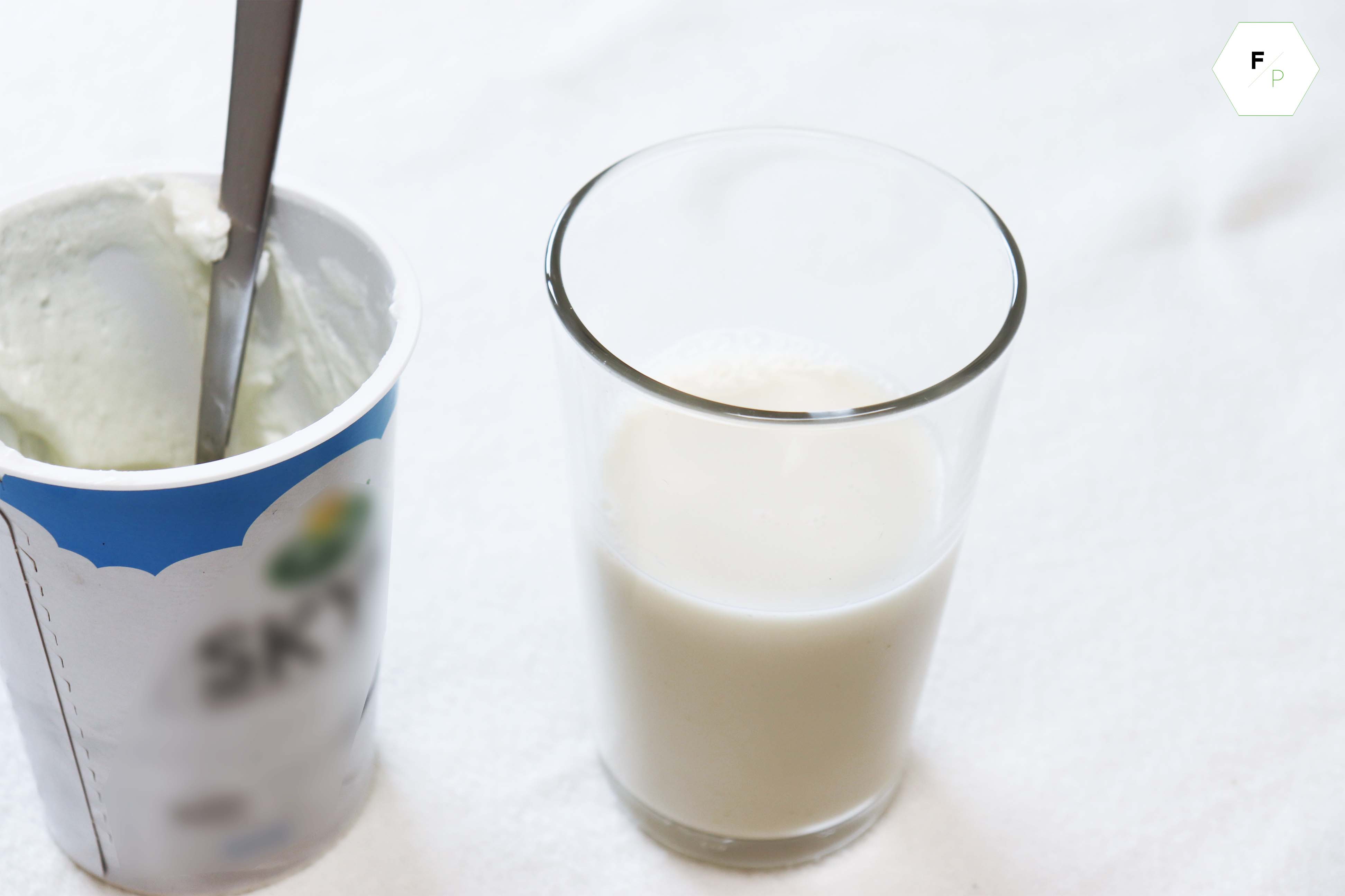 Vitamine abdecken Milch