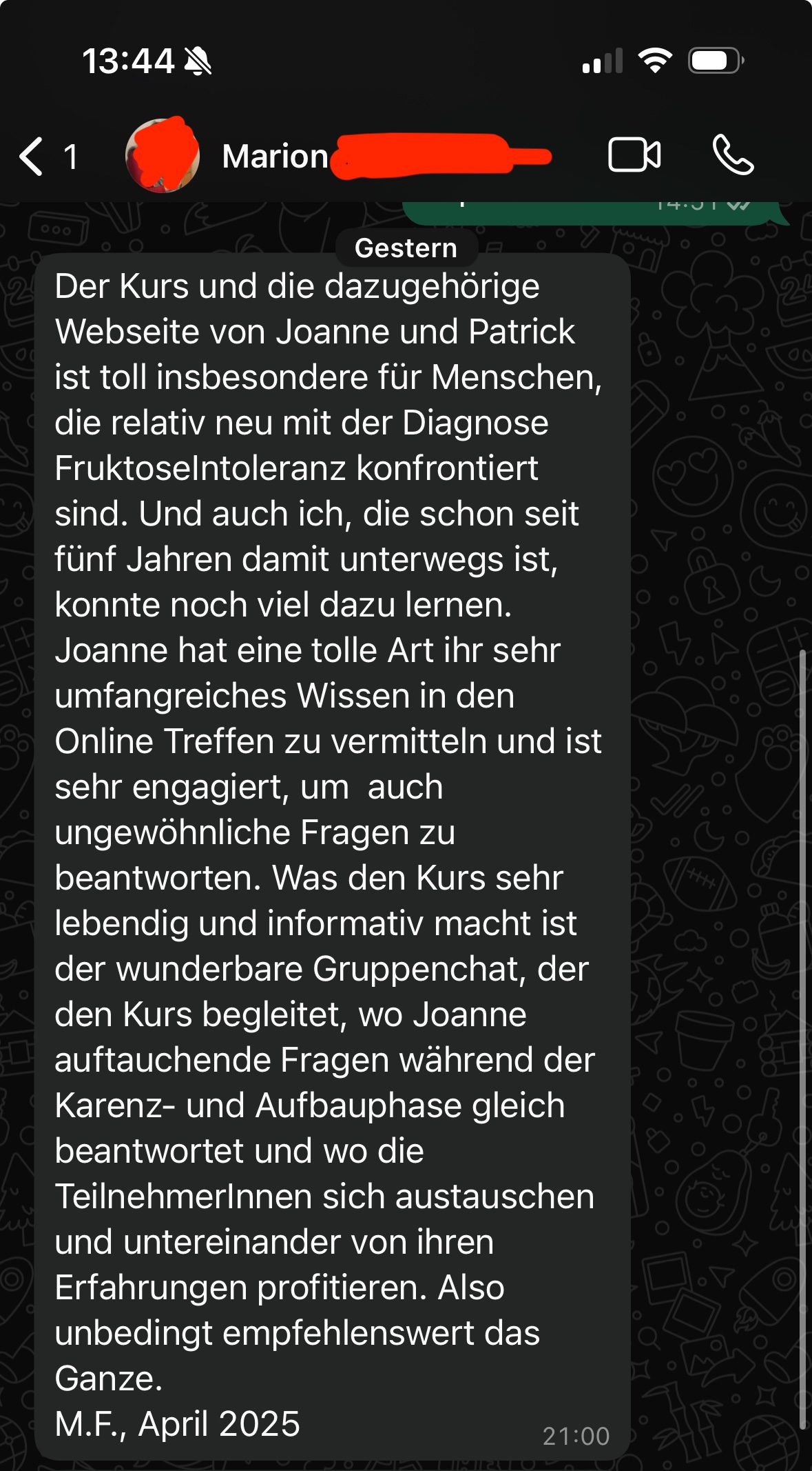 FructoCoaching - aktuell Fructoseintoleranz 28 IMG_D1F24AC9E5B6-1